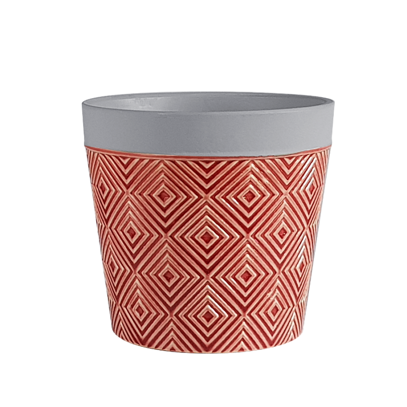 Cache-pot motifs ethniques H12.5  | Deco-Delight.com Cache-pot motifs ethniques H12.5  | Deco-Delight.com