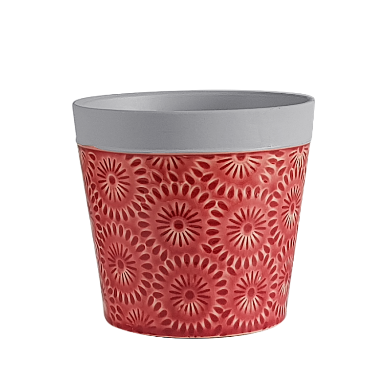 Cache-pot fleurs de pissenlit H12.5  | Deco-Delight.com Cache-pot fleurs de pissenlit H12.5  | Deco-Delight.com