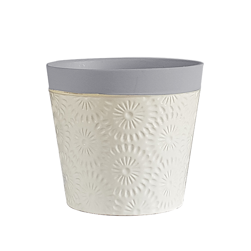 Cache-pot fleurs de pissenlit H12.5  | Deco-Delight.com Cache-pot fleurs de pissenlit H12.5  | Deco-Delight.com