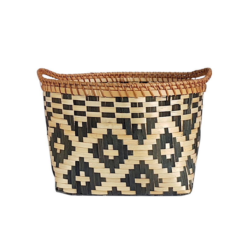 Panier rond bambou tressé déco  | Deco-Delight.com