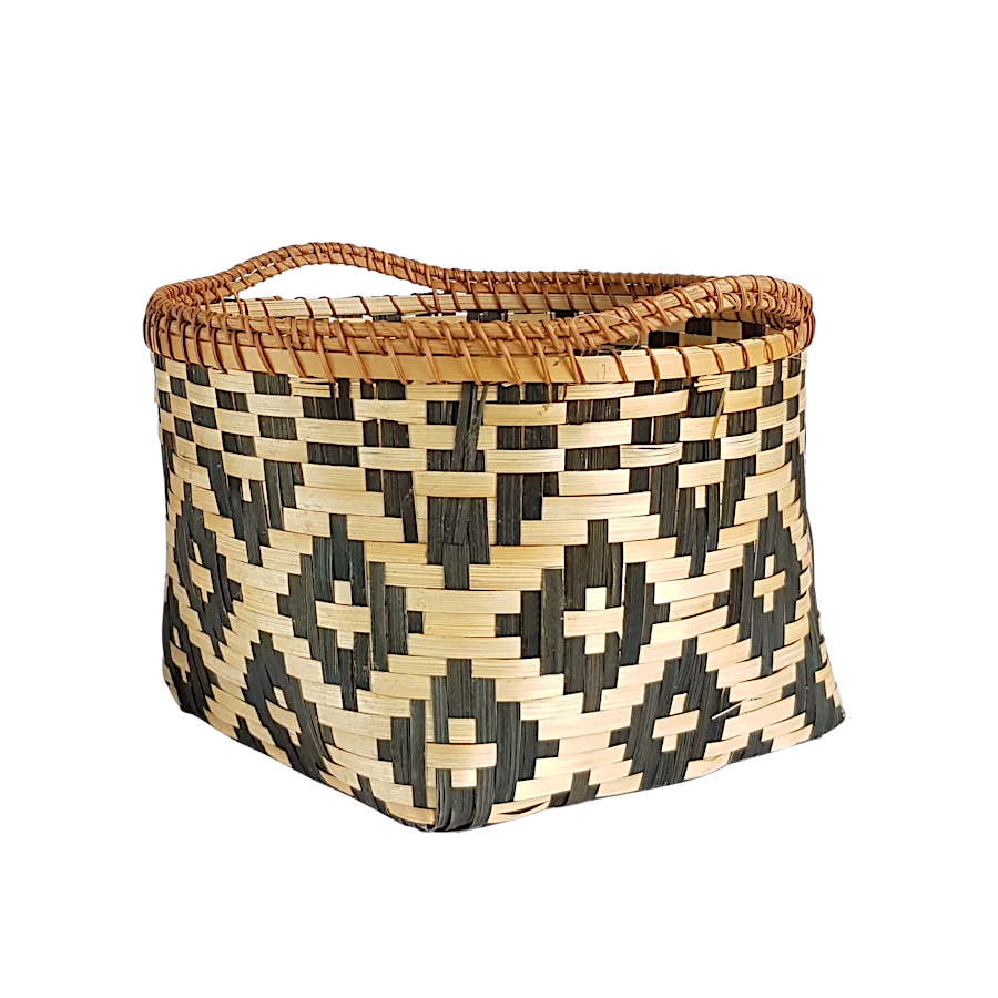 Panier rond bambou tressé déco  | Deco-Delight.com
