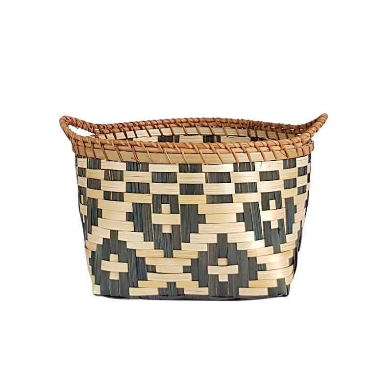 Panier rond bambou tressé déco  | Deco-Delight.com