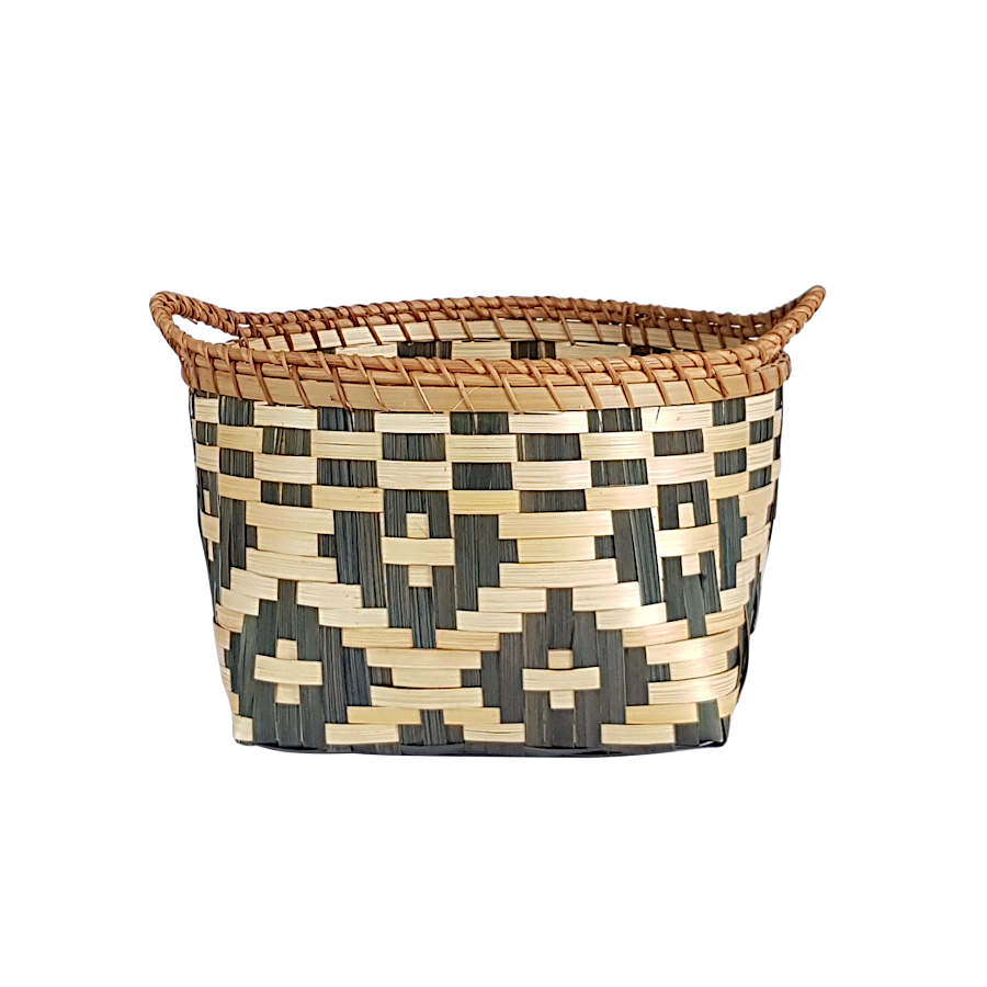 Panier rond bambou tressé déco  | Deco-Delight.com
