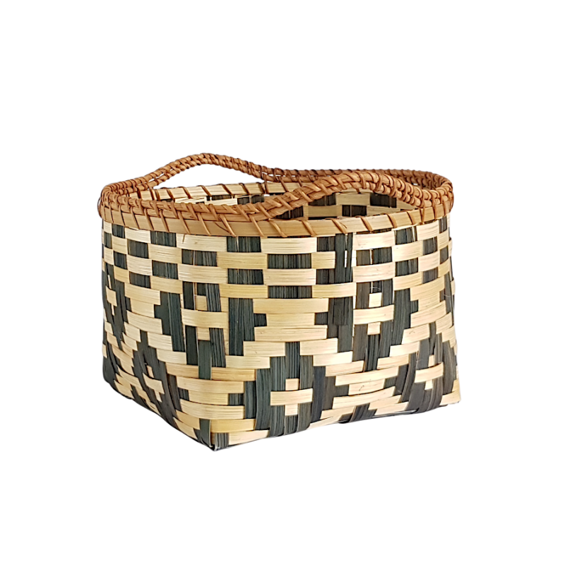 Panier rond bambou tressé déco  | Deco-Delight.com