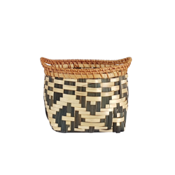 Panier rond bambou tressé déco  | Deco-Delight.com