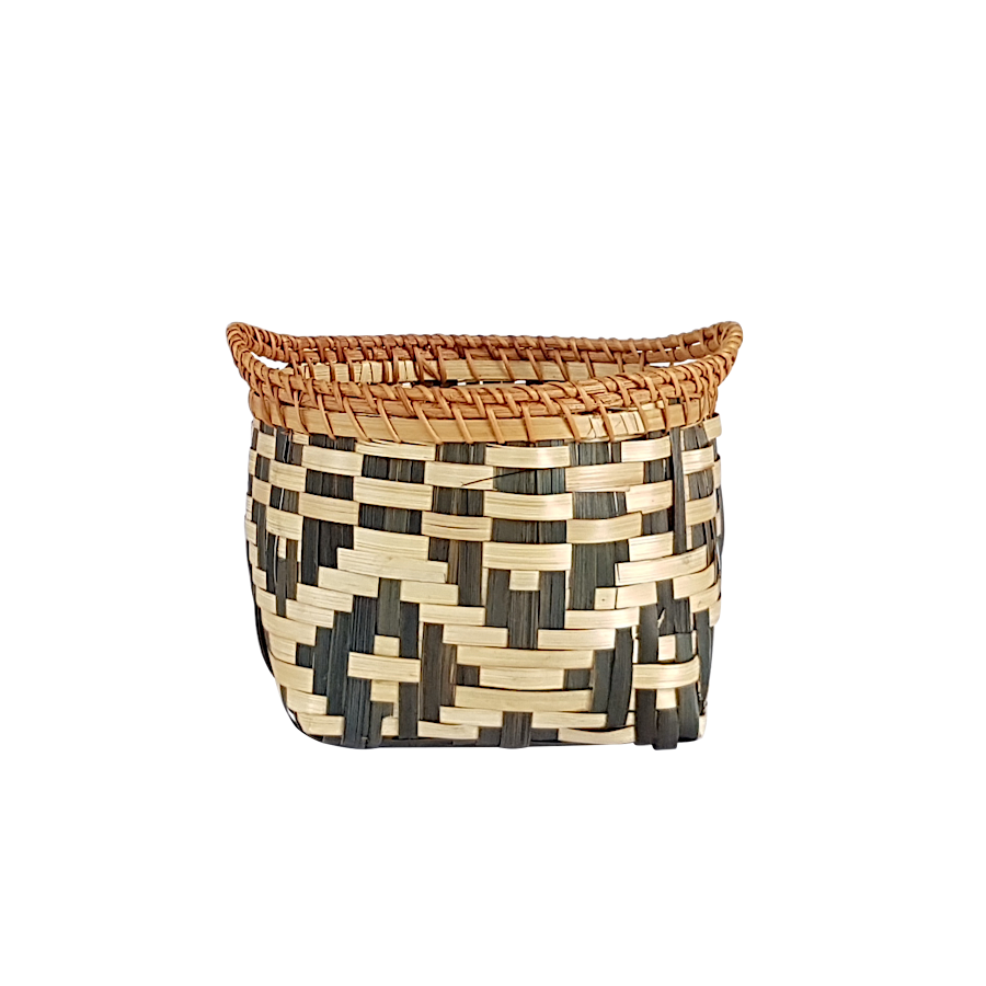 Panier rond bambou tressé déco  | Deco-Delight.com