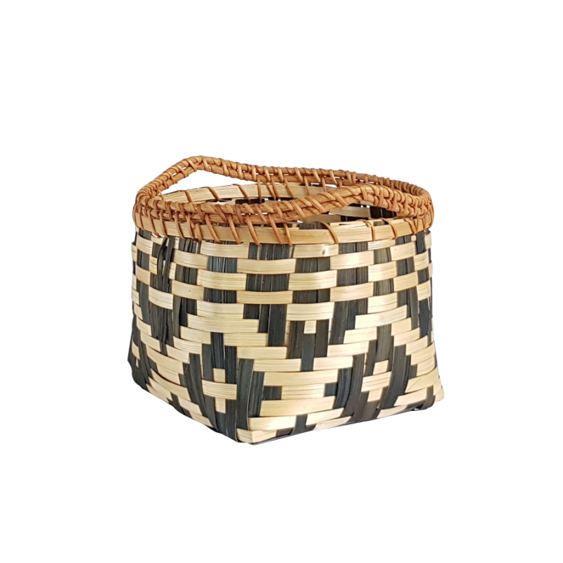 Panier rond bambou tressé déco  | Deco-Delight.com