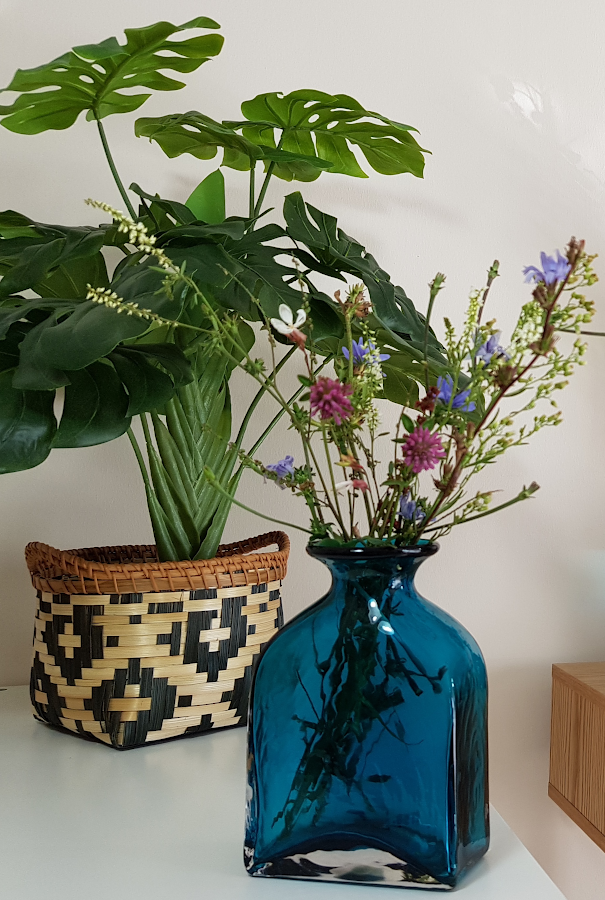 Panier rond bambou tressé déco  | Deco-Delight.com