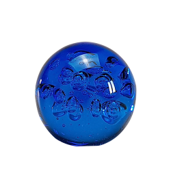 Presse-papier fond marin bleu D12,5 cm | Deco-Delight.com