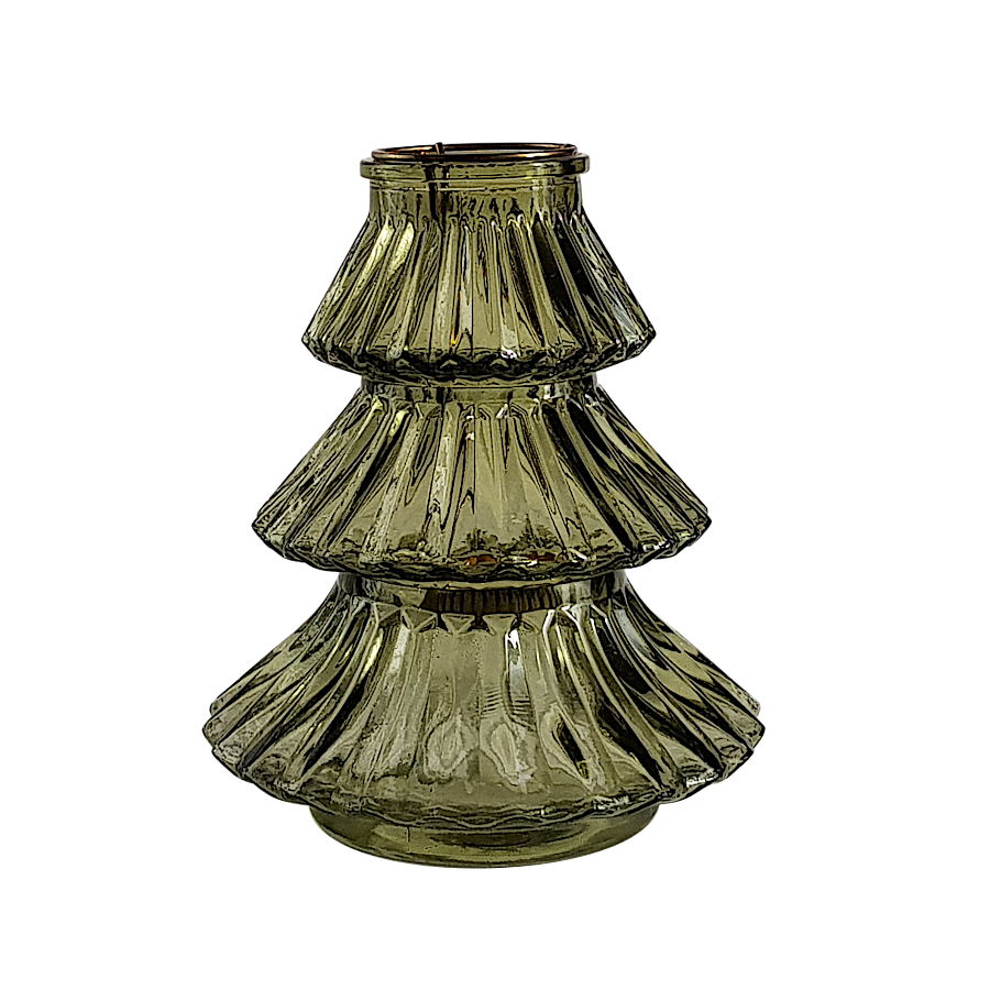 Photophore topaze champagne texturé  | Deco-Delight.com