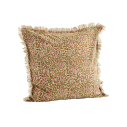 Housse de coussin 50x50 cm motif floral - Style Bohème