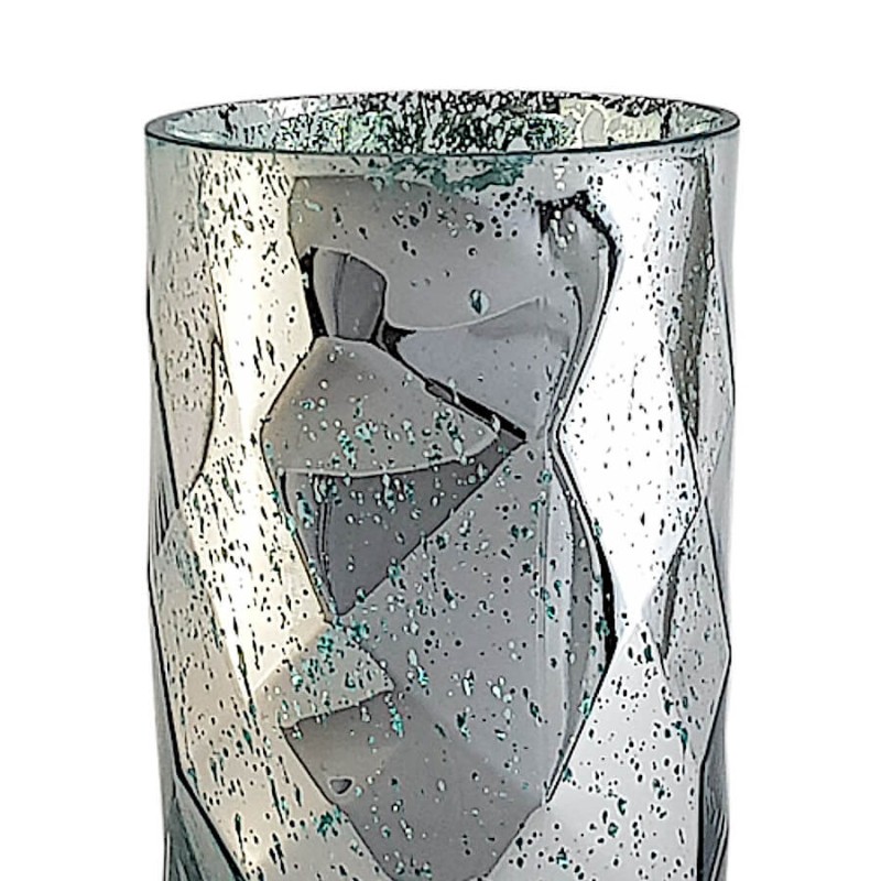 Vase géométrique turquoise mercurisé  | Deco-Delight.com Vase géométrique turquoise mercurisé  | Deco-Delight.com