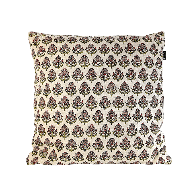 Coussin imperméable imprimé floral 45×45 cm | Deco-Delight.com