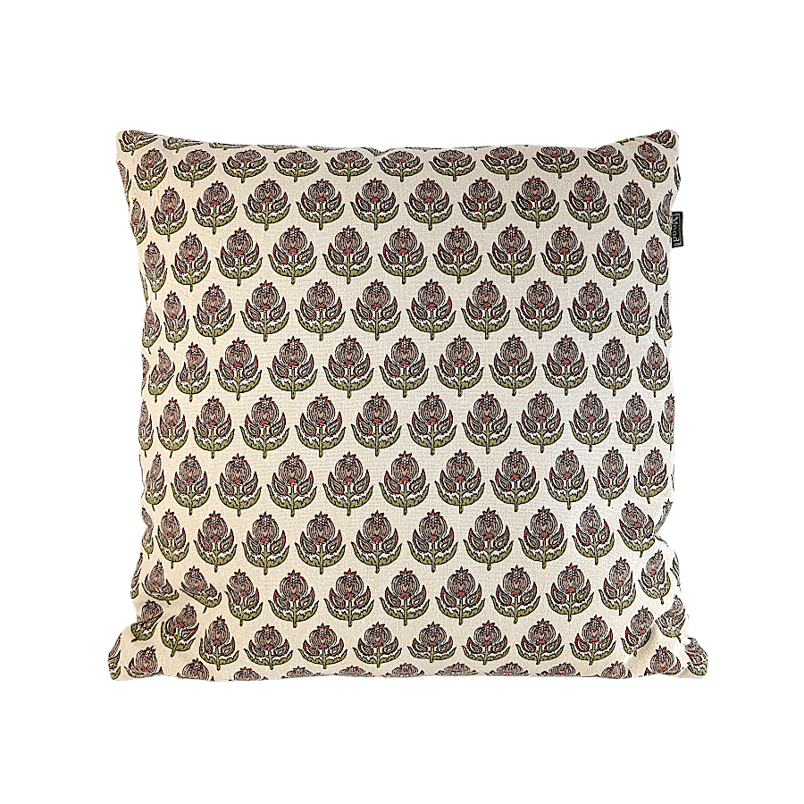 Coussin imperméable imprimé floral 45×45 cm | Deco-Delight.com