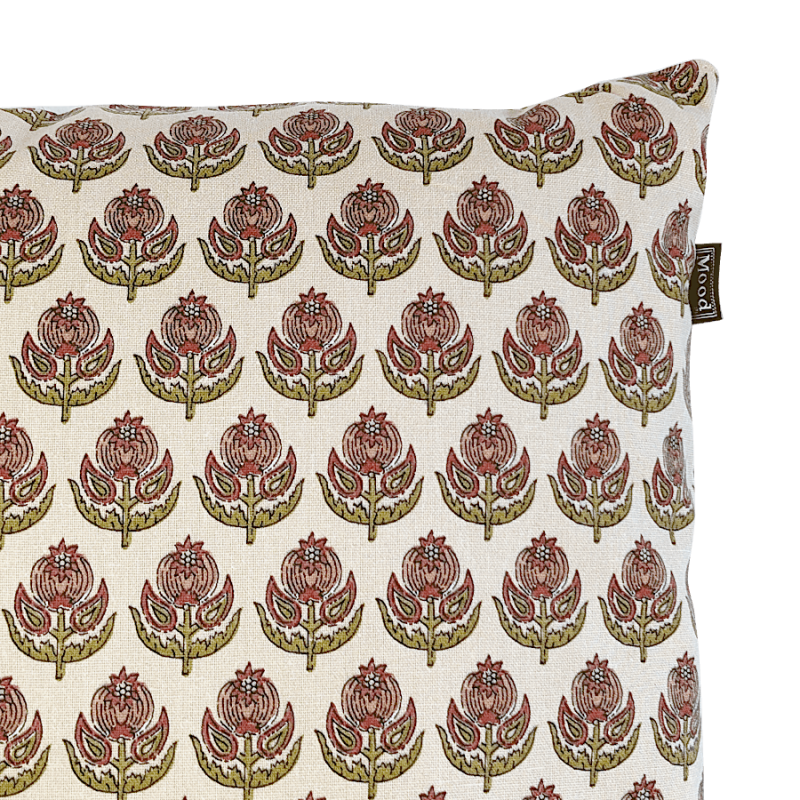 Coussin imperméable imprimé floral 45×45 cm | Deco-Delight.com