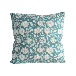 Coussin rectangulaire imprimé fleuri 45x34 cm | Deco-Delight.com
