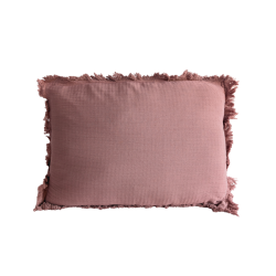 Coussin rectangulaire à franges 40x60 cm