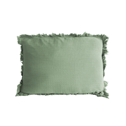 Coussin rectangulaire à franges 40x60 cm