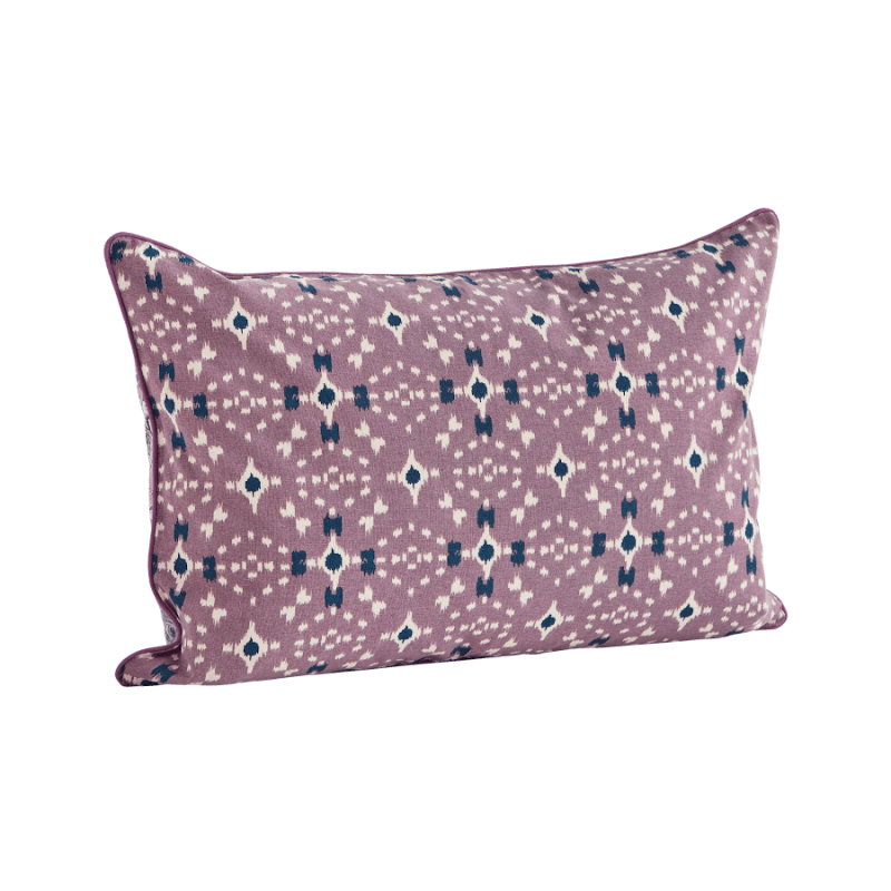 Housse de coussin violet motif floral 40x60 cm | Deco-Delight.com