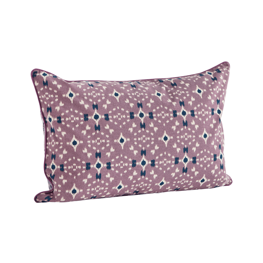 Housse de coussin violet motif floral 40x60 cm | Deco-Delight.com