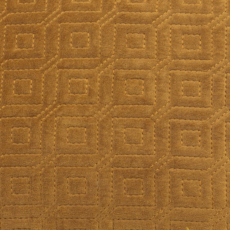 Coussin à franges en velours camel 45x45 cm | Deco-Delight.com