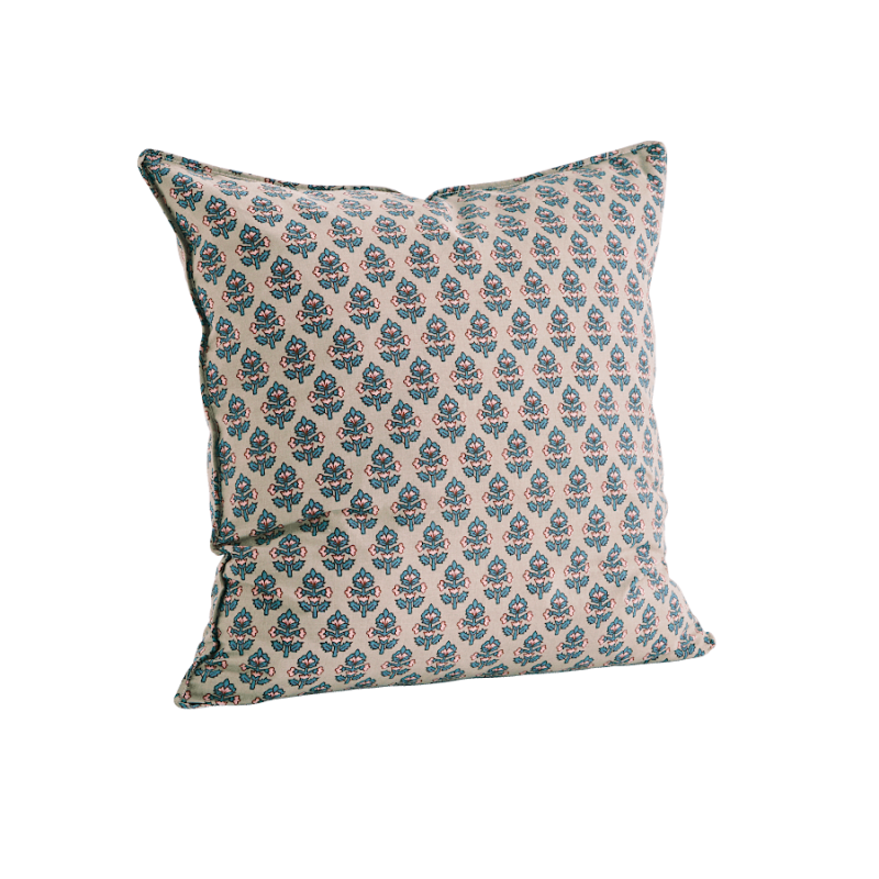 Housse de coussin 50x50 cm motif floral | Deco-Delight.com