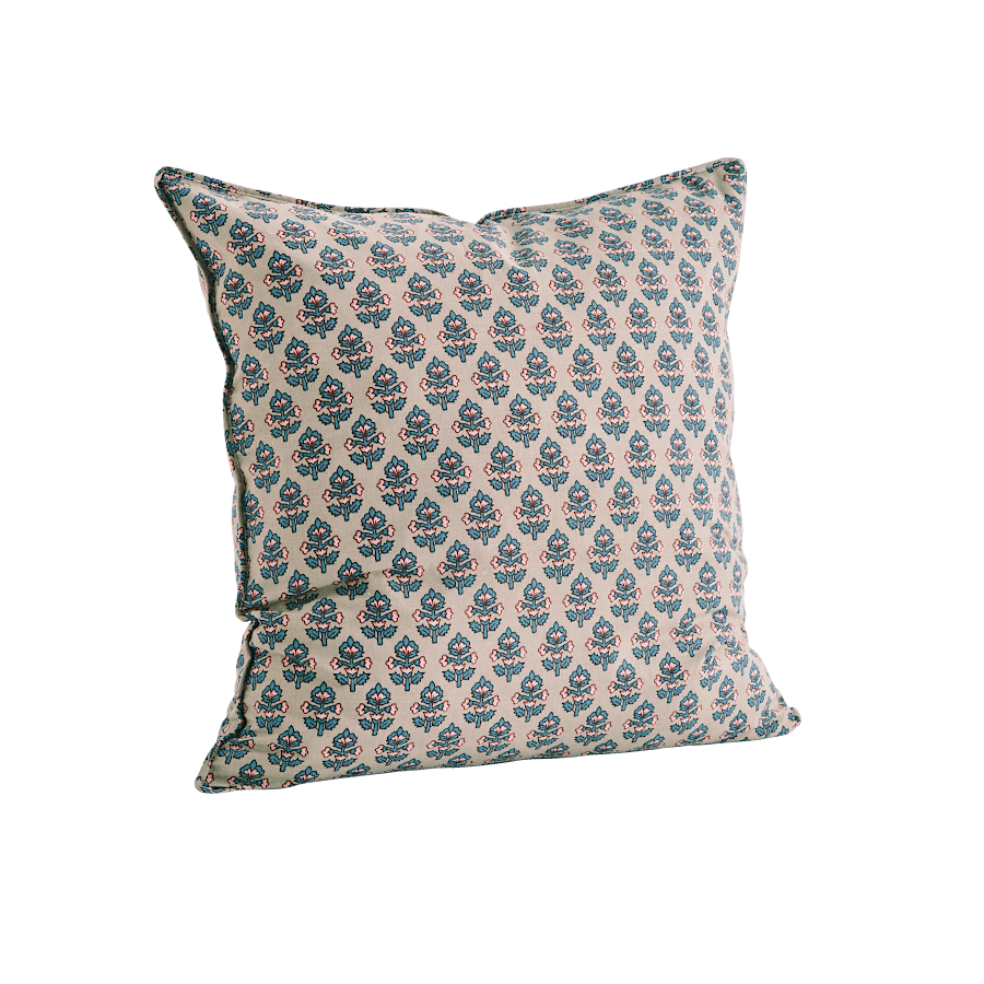 Housse de coussin 50x50 cm motif floral | Deco-Delight.com