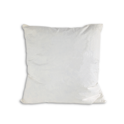 Coussin en Coton - Garnissage Plumes de Canard - 50x50 cm