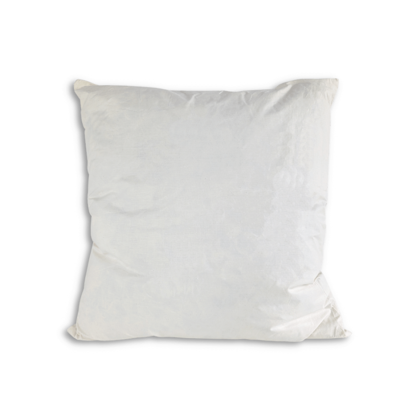Coussin en Coton - Garnissage Plumes de Canard - 50x50 cm