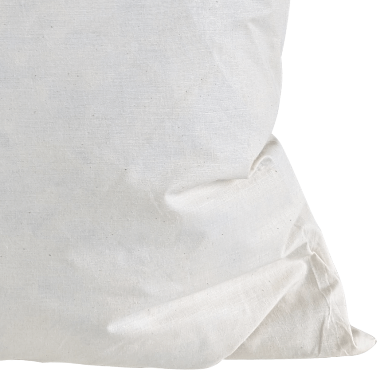Coussin en Coton - Garnissage Plumes de Canard - 50x50 cm