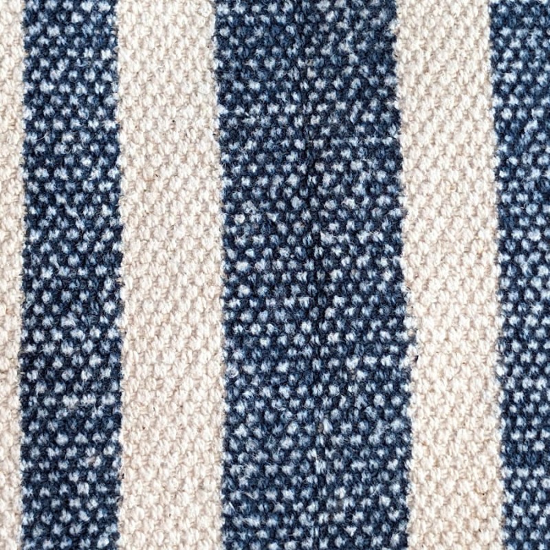 Coussin en coton écru à rayures colorées 40x60 cm | Deco-Delight.com