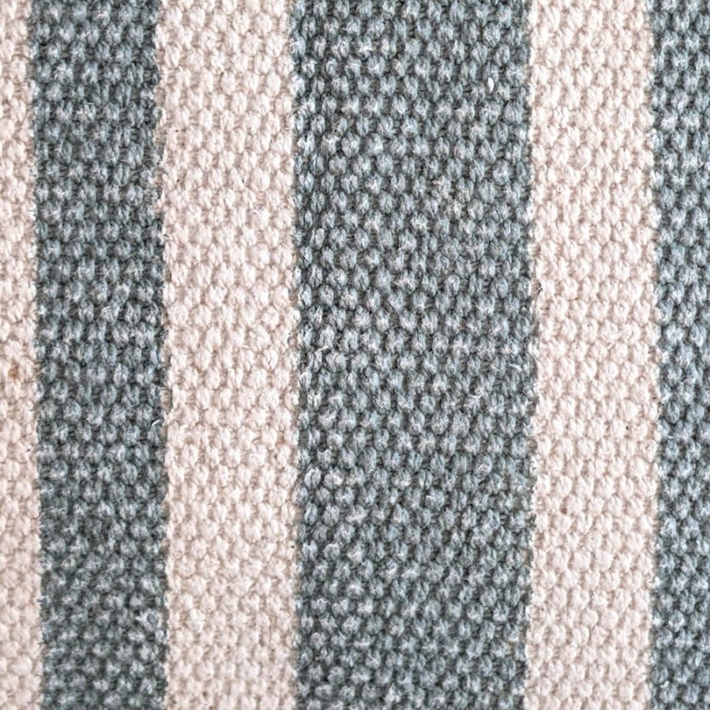 Coussin en coton écru à rayures colorées 40x60 cm | Deco-Delight.com