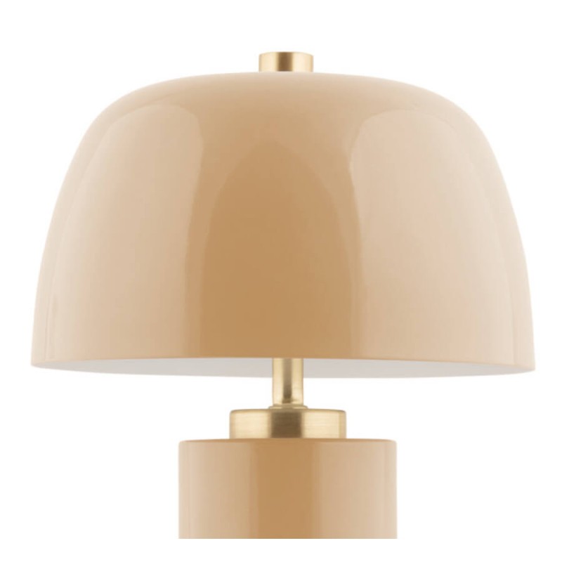 Lampe nomade LED laiton et métal émaillé H30 cm | Deco-Delight.com