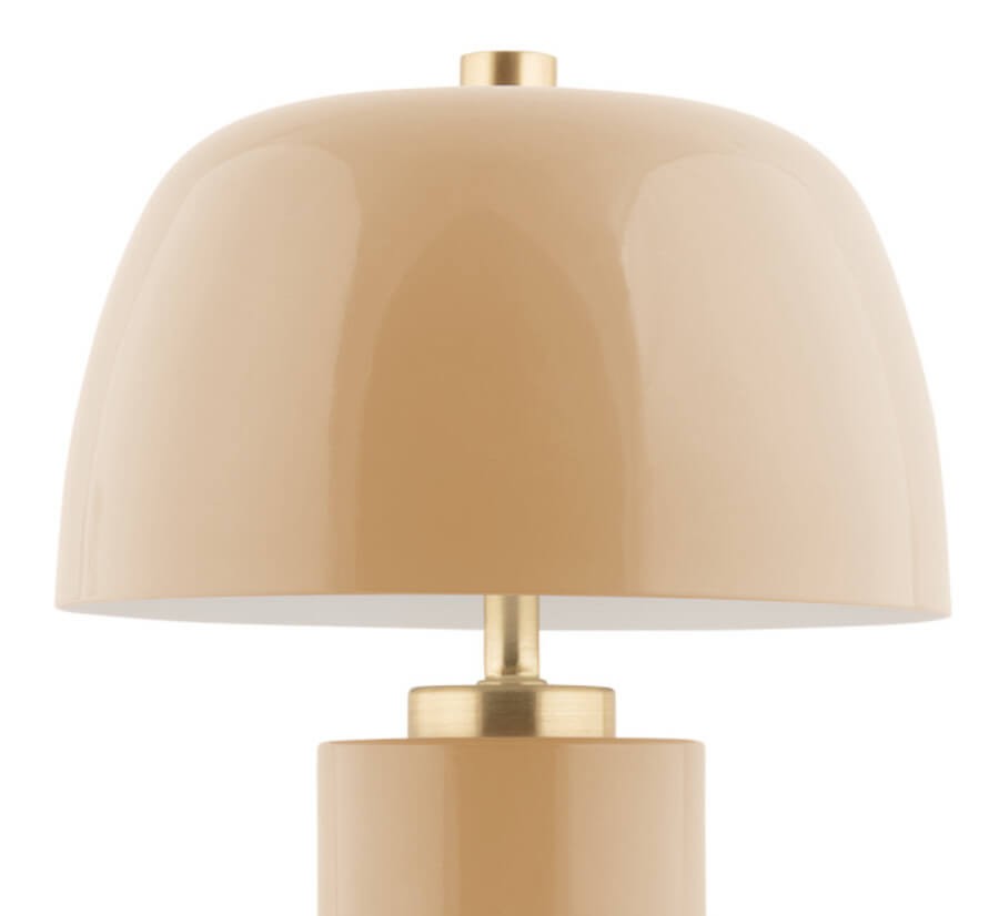 Lampe nomade LED laiton et métal émaillé H30 cm | Deco-Delight.com