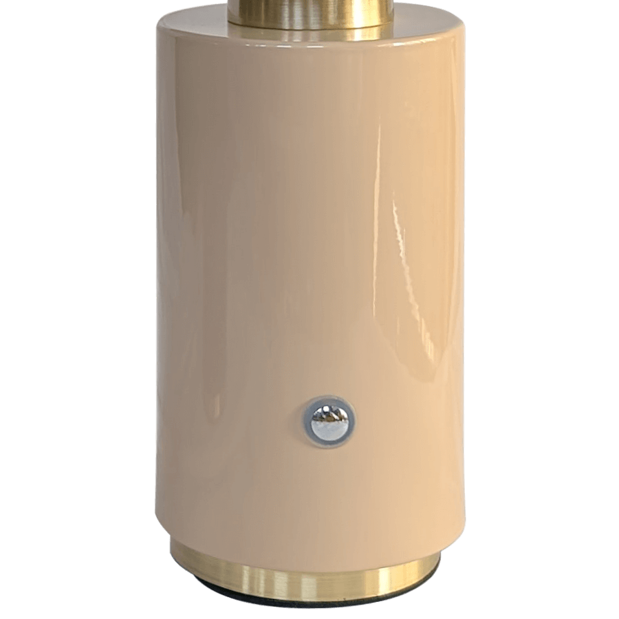 Lampe nomade LED laiton et métal émaillé H30 cm | Deco-Delight.com