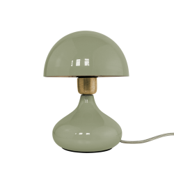 Lampe à poser vert lait d'amande H24 cm