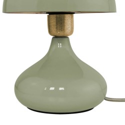 Lampe à poser vert lait d'amande H24 cm