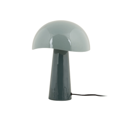 Lampe à poser métal Ondulations misty blue H33 cm