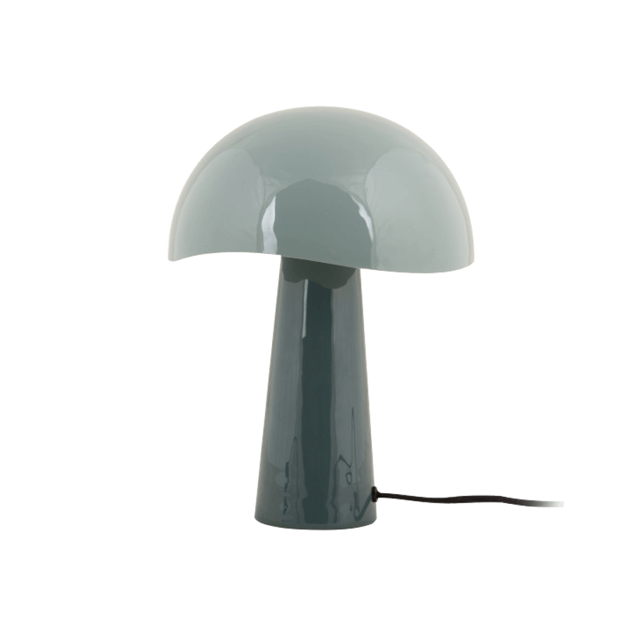 Lampe à poser métal Ondulations misty blue H33 cm | Deco-Delight.com