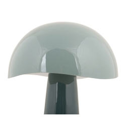 Lampe à poser métal Ondulations misty blue H33 cm