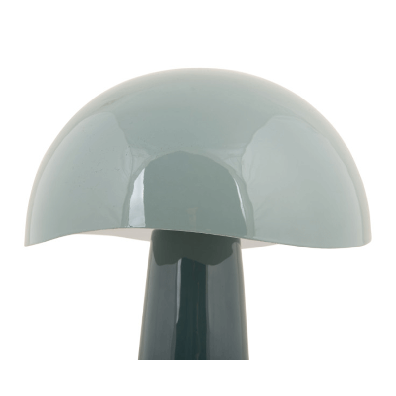 Lampe à poser métal Ondulations misty blue H33 cm | Deco-Delight.com