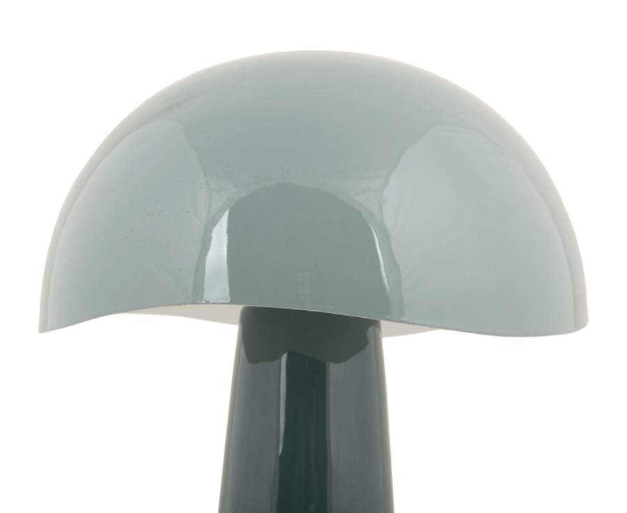 Lampe à poser métal Ondulations misty blue H33 cm | Deco-Delight.com