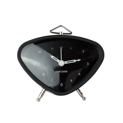 Réveil-matin design triangle noir intense