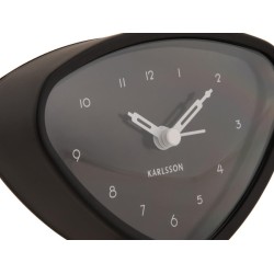 Réveil-matin design triangle noir intense