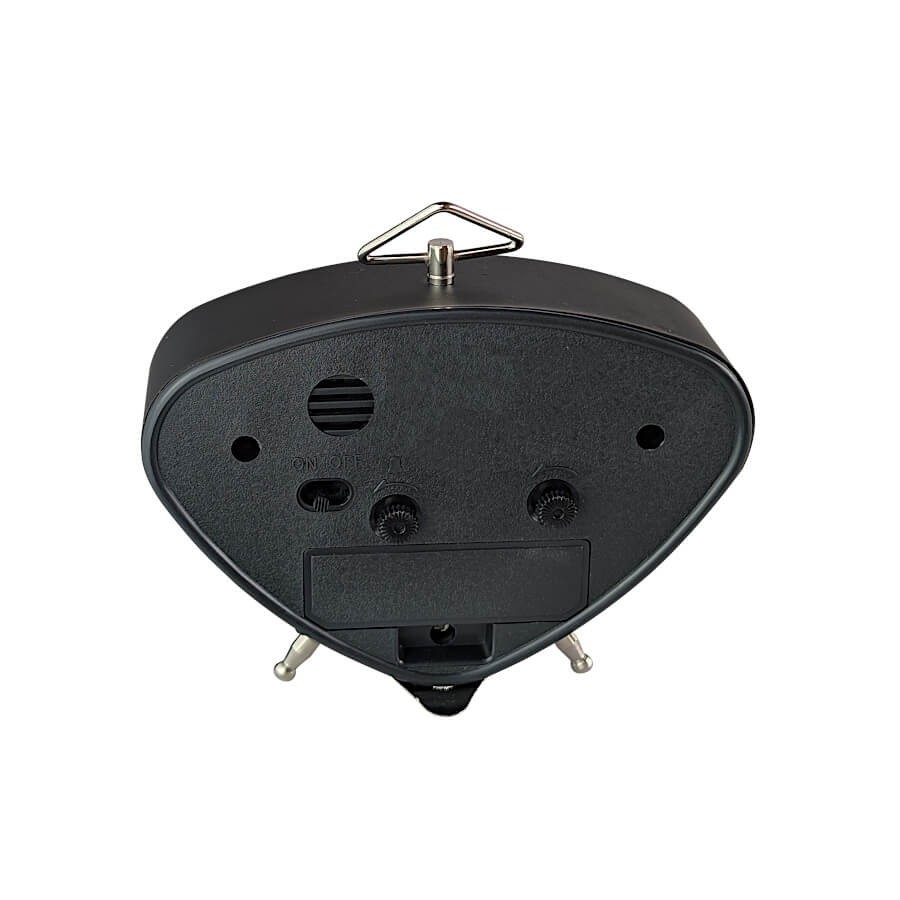 Réveil-matin design triangle noir intense