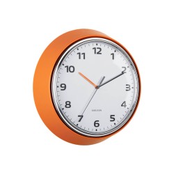 Horloge murale D34 cm - Orange Peps