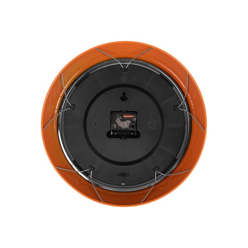 Horloge murale D34 cm - Orange Peps