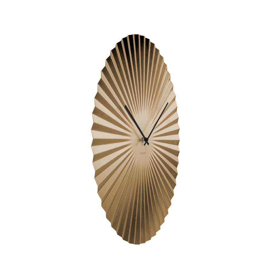 Horloge murale dorée D50 cm - La Rayonnante