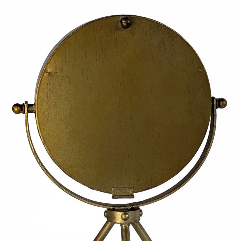 Horloge dorée sur trépied H34,5 cm - Lapérouse