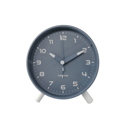 Réveil-matin rond bleu pastel D11 cm